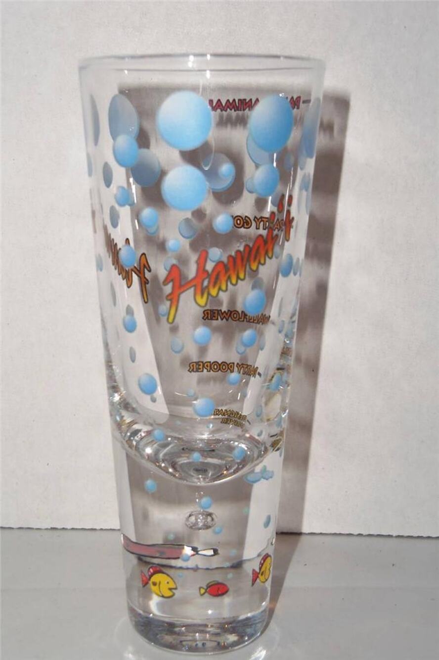 Hawaii Party Animal Designated Driver Tall Shot Glass -071411